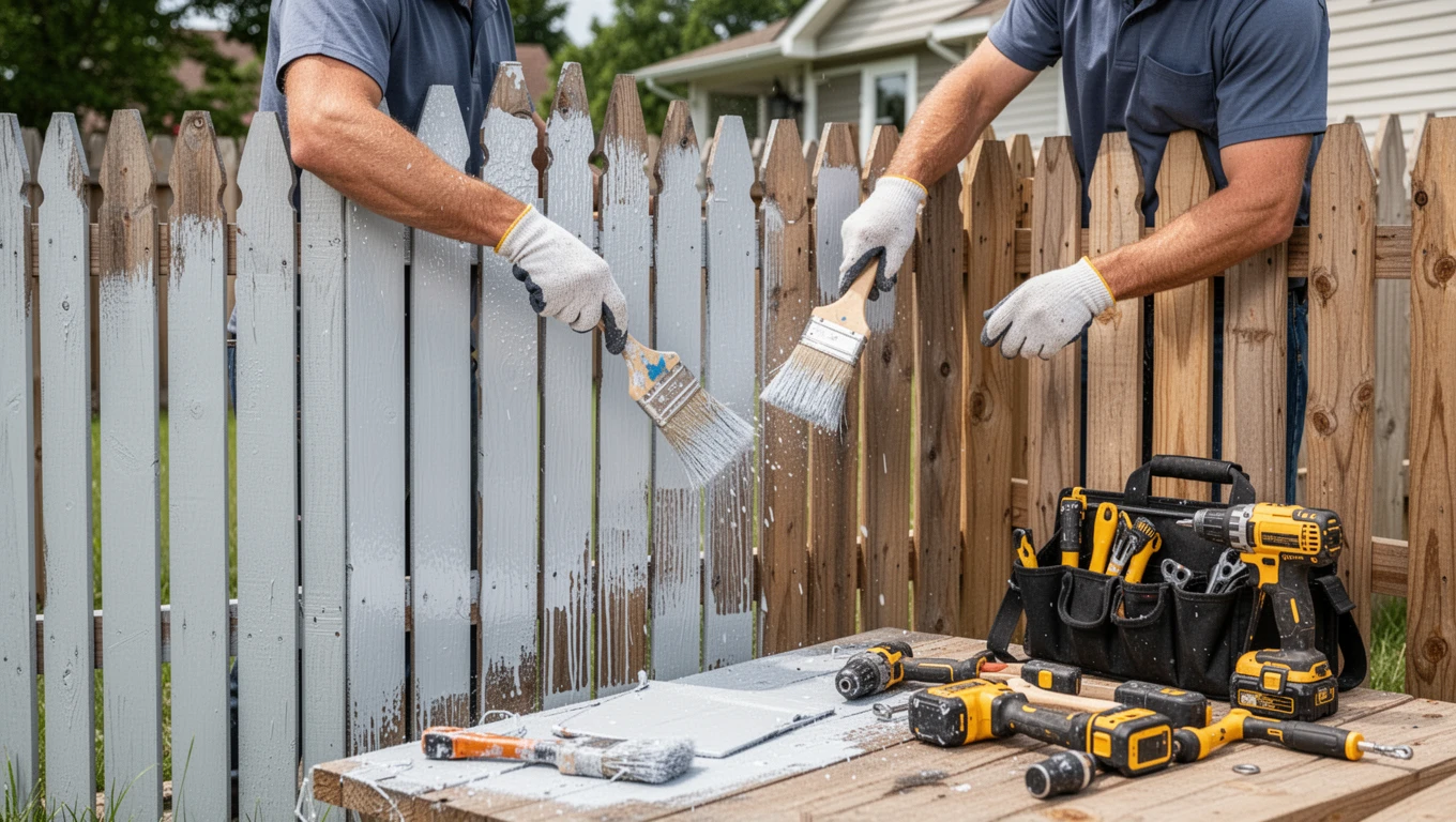 Fence Staining & Sealing
