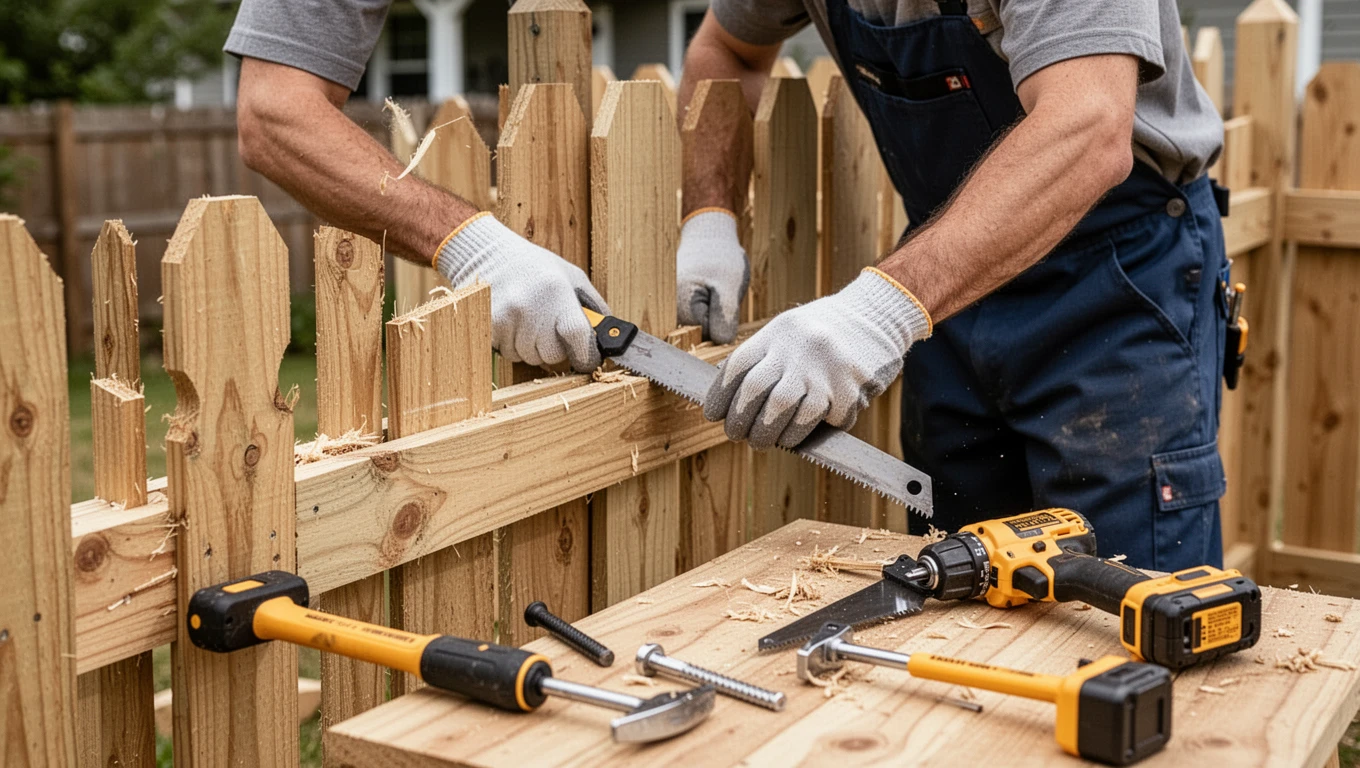 Wood Fence Repair